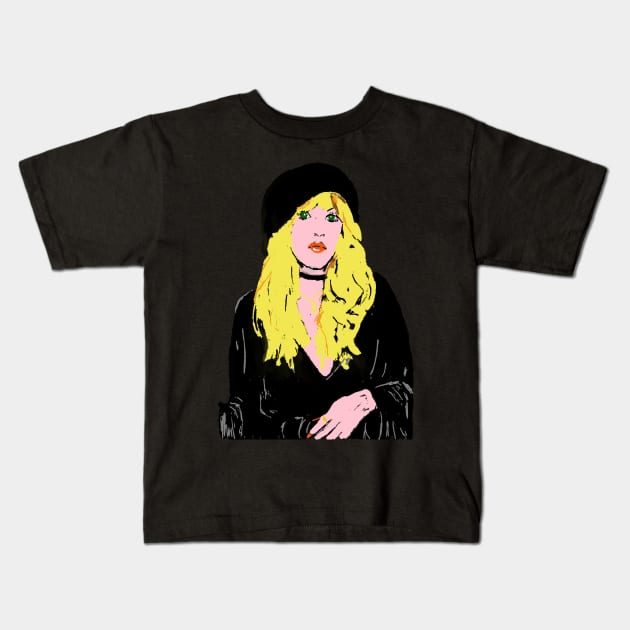 Stevie Nicks Kids T-Shirt by Lydia Westerman